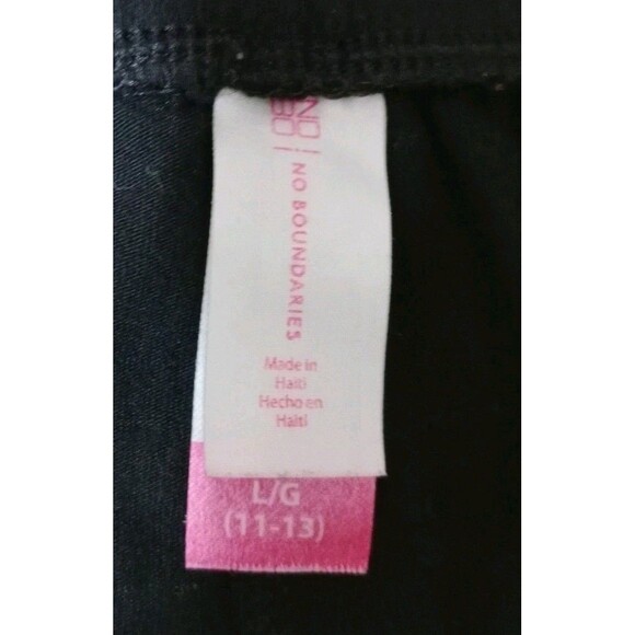 No Boundaries Juniors Size L (11-13) Black Pull UP Stretch Knit Pants Leggings - Picture 5 of 6
